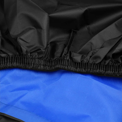 XL Rain Dust Motorcycle Cover 190T Blue & Black Outdoor Waterproof UV Protector