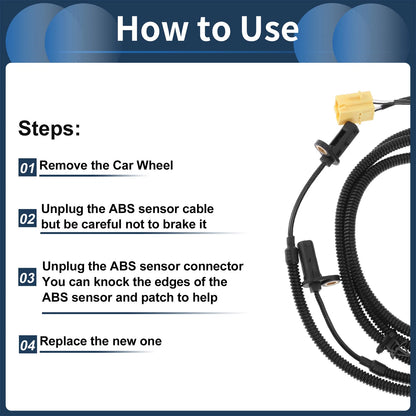 ABS Wheel Speed Sensor for Mercedes-Benz C-Class (2001-2007)