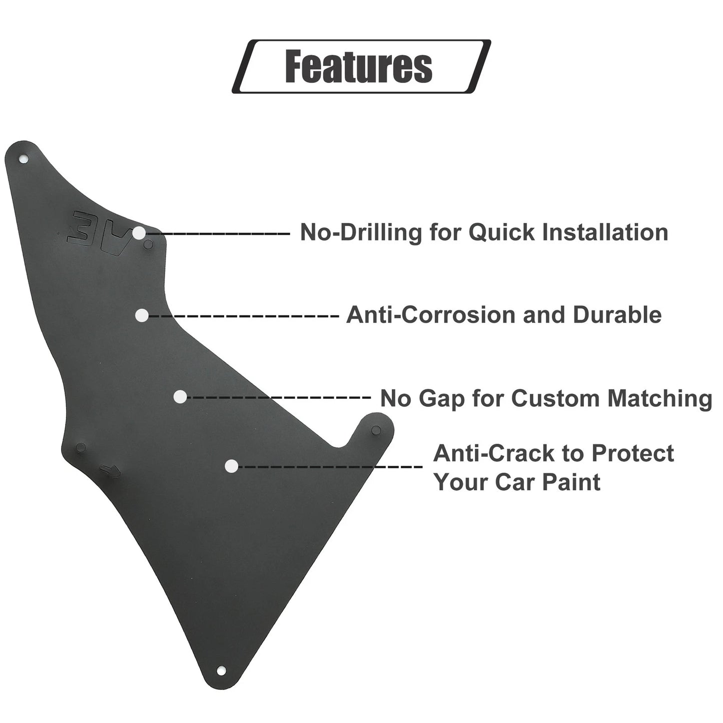 Splash Guard Fender Liner Shield for Lexus GX470, Toyota 4Runner, FJ-Cruiser (2003-2009)