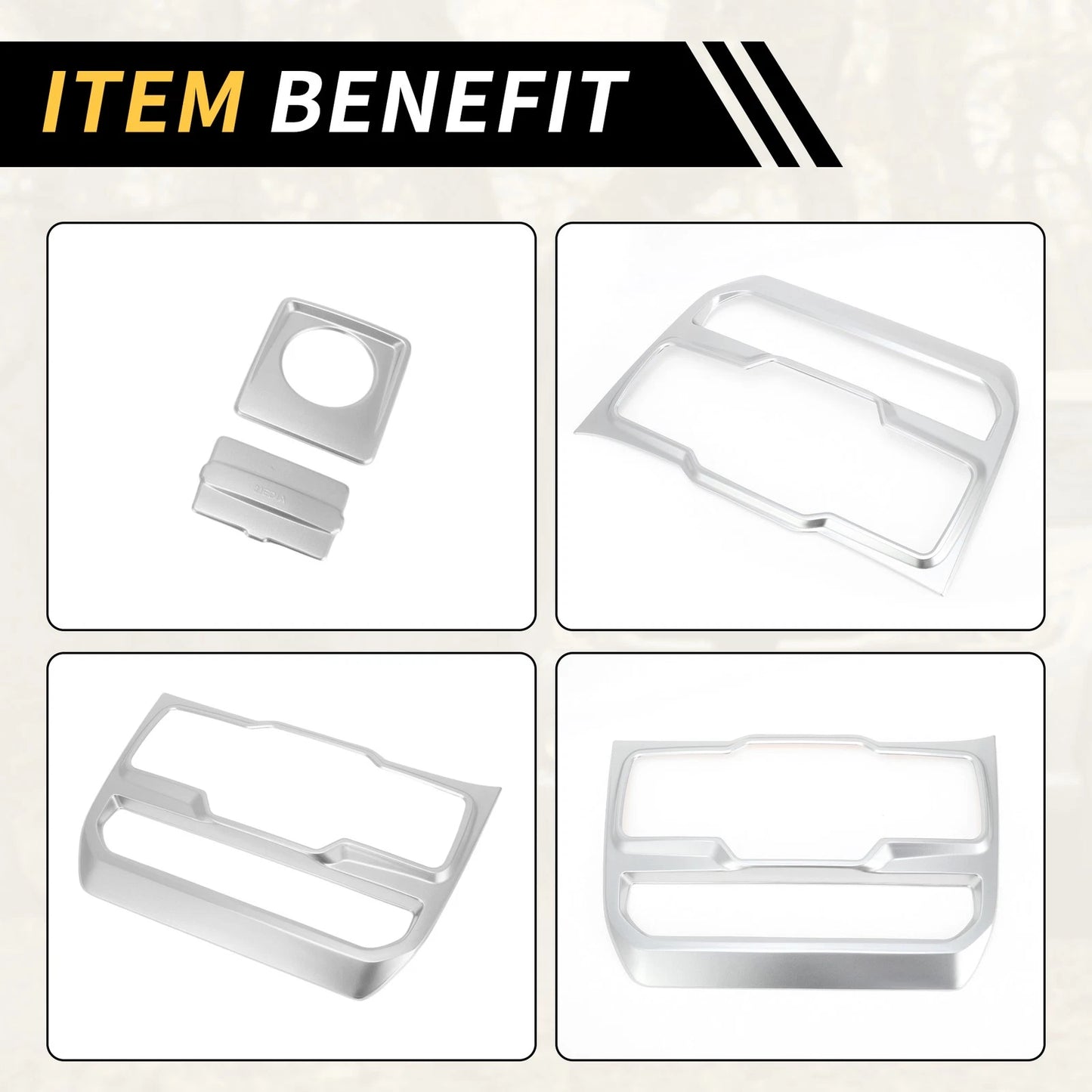 Dashboard Control Panel Cover for Jeep (Fits Various Models)