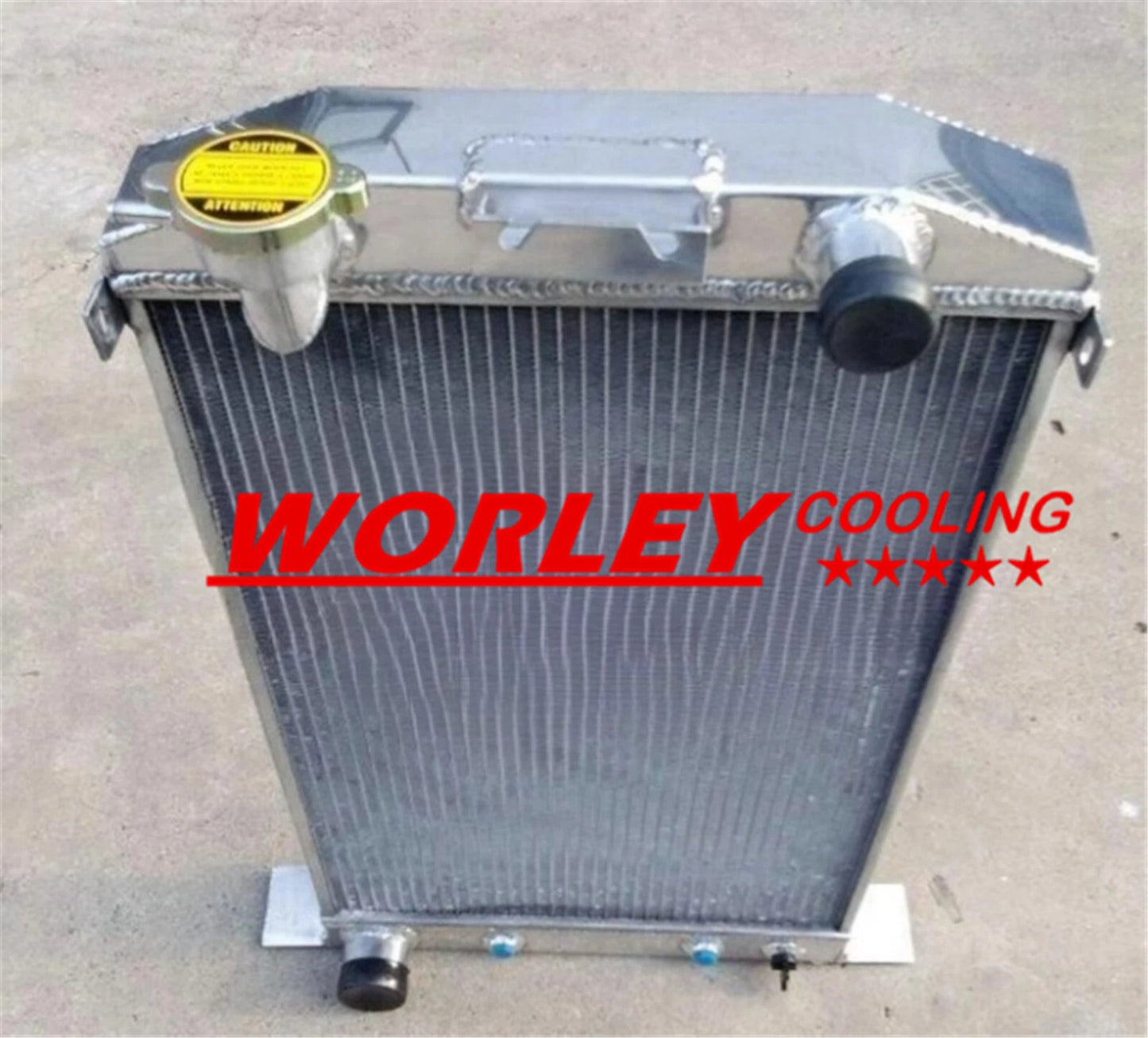 5 Row Aluminum Radiator for 1937-1939 Ford Cars with 302 5L SB V8 (1937-1939)