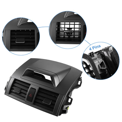 A/C Air Vent Panel for Toyota Corolla (2009-2013) Gray