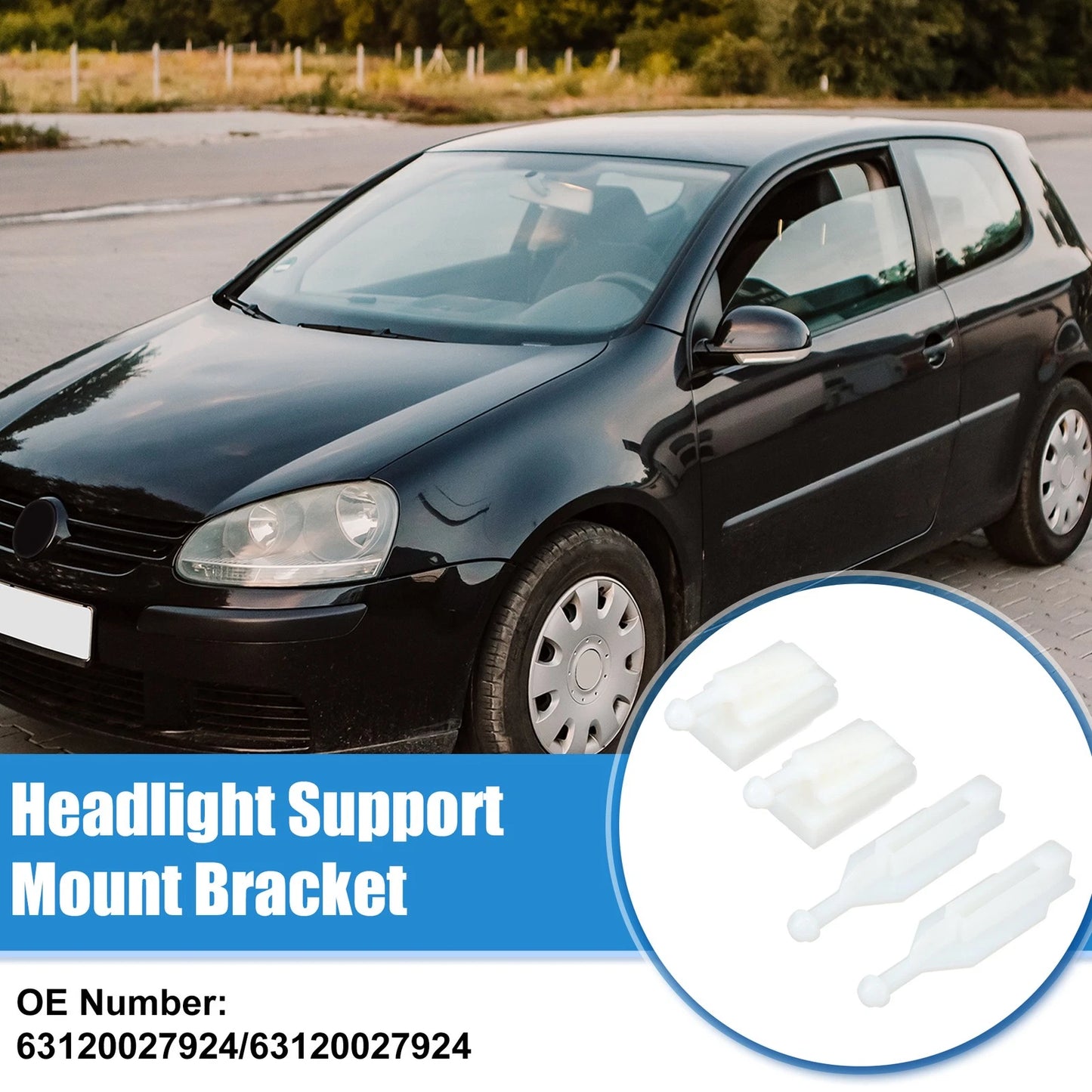 Headlight Support Mount Bracket for BMW E39 (1996-2000)
