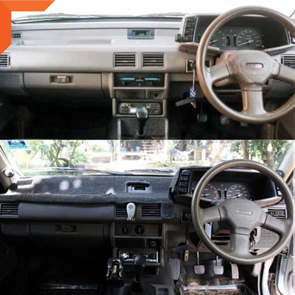 Grey Black Dash Mat Cover for Holden Rodeo TF Ute (1988-1996)