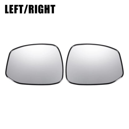 White Mirror Glass Pair w/ Back Non-Heated for Honda Model