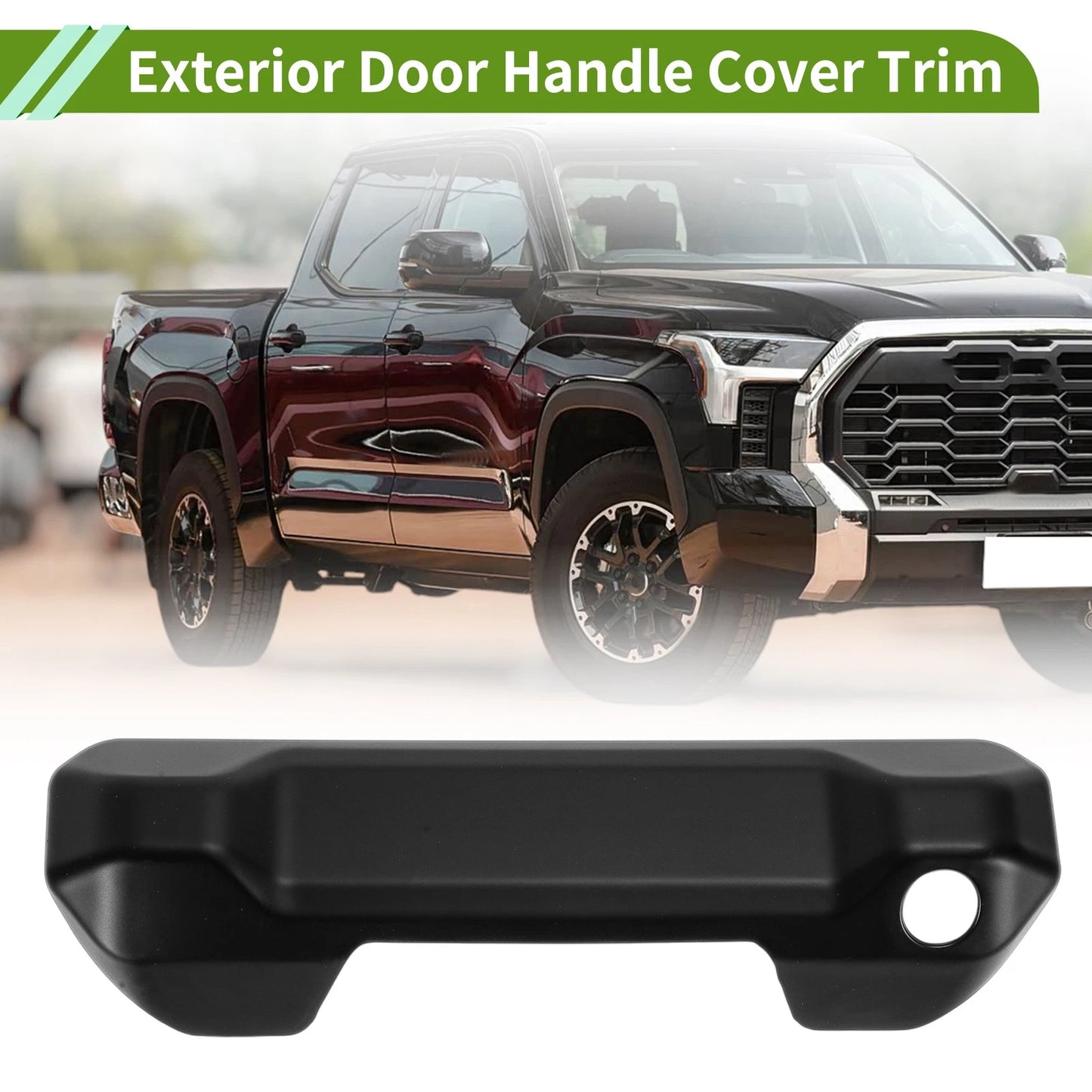 Exterior Door Handle Cover Trim Tailgate for Toyota Tundra (2022-2025)