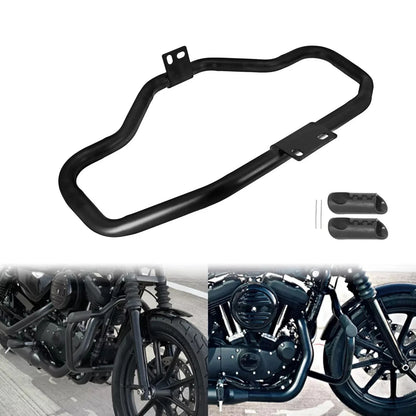 Black Engine Guard Highway Crash Bar for Harley Sportster XL 883 1200 (04-22)