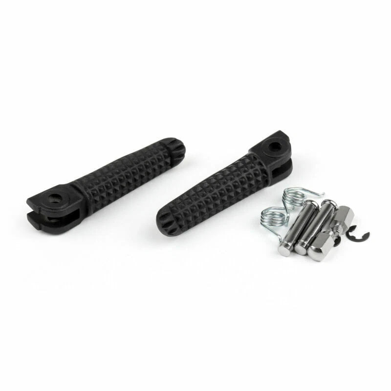 Black Aluminum Front Footrests for Yamaha R1 R6 R6S (1999-2012)