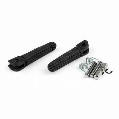 Black Aluminum Front Footrests for Yamaha R1 R6 R6S (1999-2012)