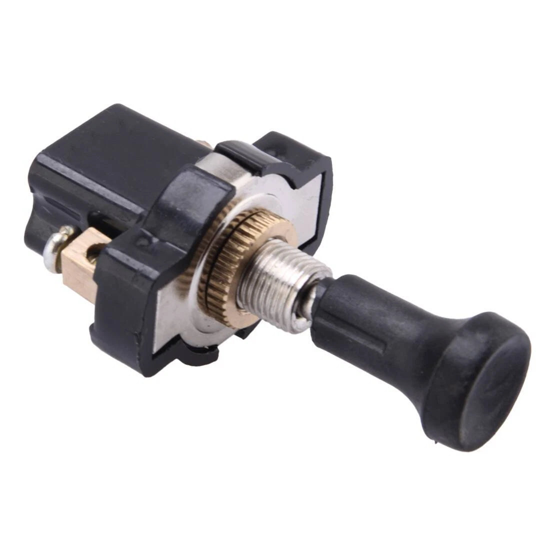 12V Push-Pull Switch for Electric Vehicle - Thread Mount (Fits Most Models)