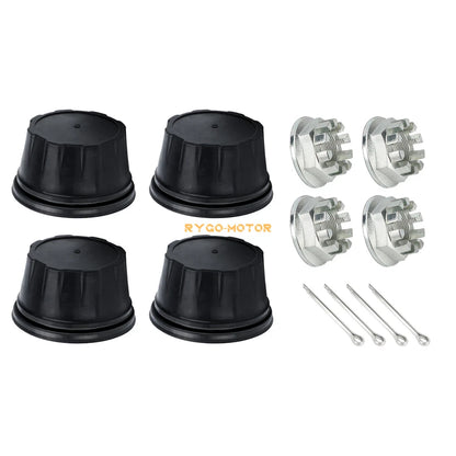 4x Wheel Center Cap Nut for Honda Rancher Foreman Rubicon