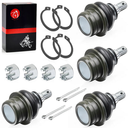 4x Upper & Lower Ball Joints for Suzuki KingQuad 750 LTA750X (2008–2023)
