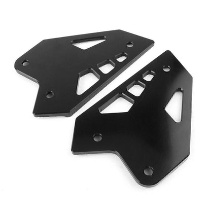 CNC Black Rear Foot Peg Heel Guard Covers for Kawasaki Z900 (2017-2019)