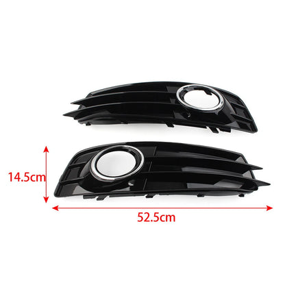 Front Bumper Fog Light Grille Covers for Audi A3 2009-2012 (2009-2012)