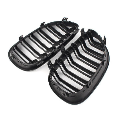 Matte Black Upper Bumper Grill Mesh Grille for BMW E60 E61 M5 2004-2009