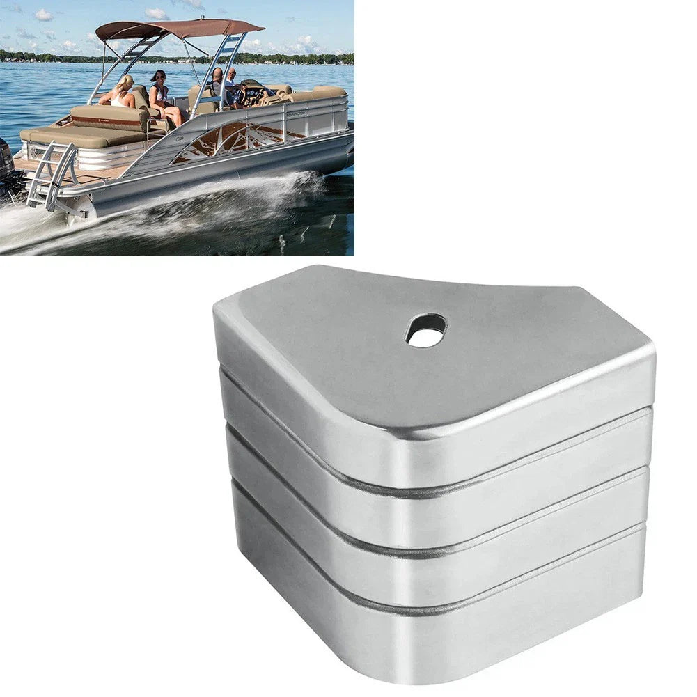 Aluminum Corner Guards for Pontoon Boats 90° Rounded Corners