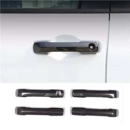 4pcs / Carbon Fiber Side Door Handles Cover Trim for Toyota Tacoma (2024–2024)