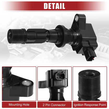 4 Pcs Ignition Coils for Ford Fusion (2006-2009)
