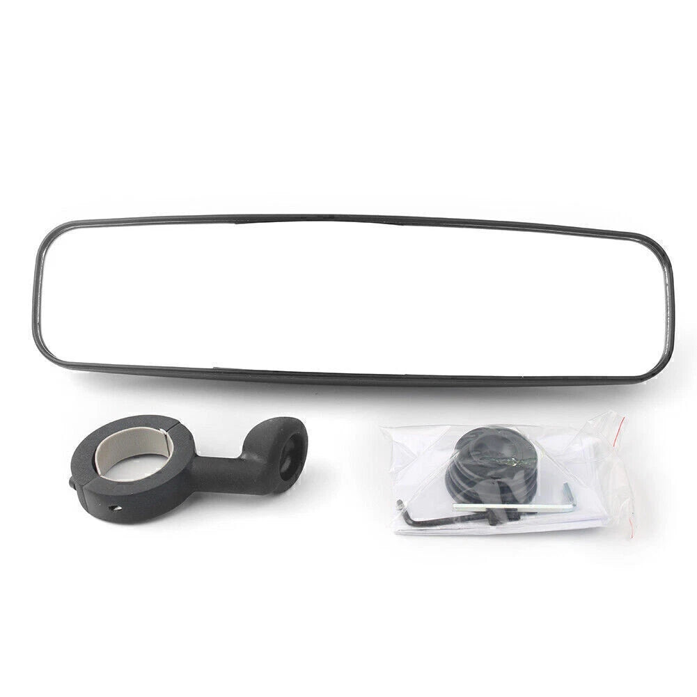 Wide 1.75" Rear View Mirror for Polaris RZR, Arctic Cat, Yamaha