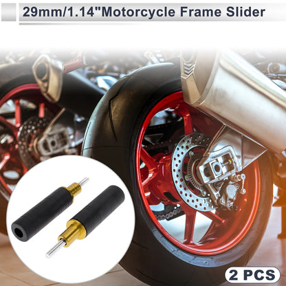 2 x 0.67" Aluminum Alloy Plastic Motorcycle Slider Frame for Motorcycle