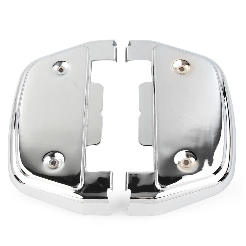Chrome Passenger Footboard Covers for Harley Touring Road Glide (2014-2023)