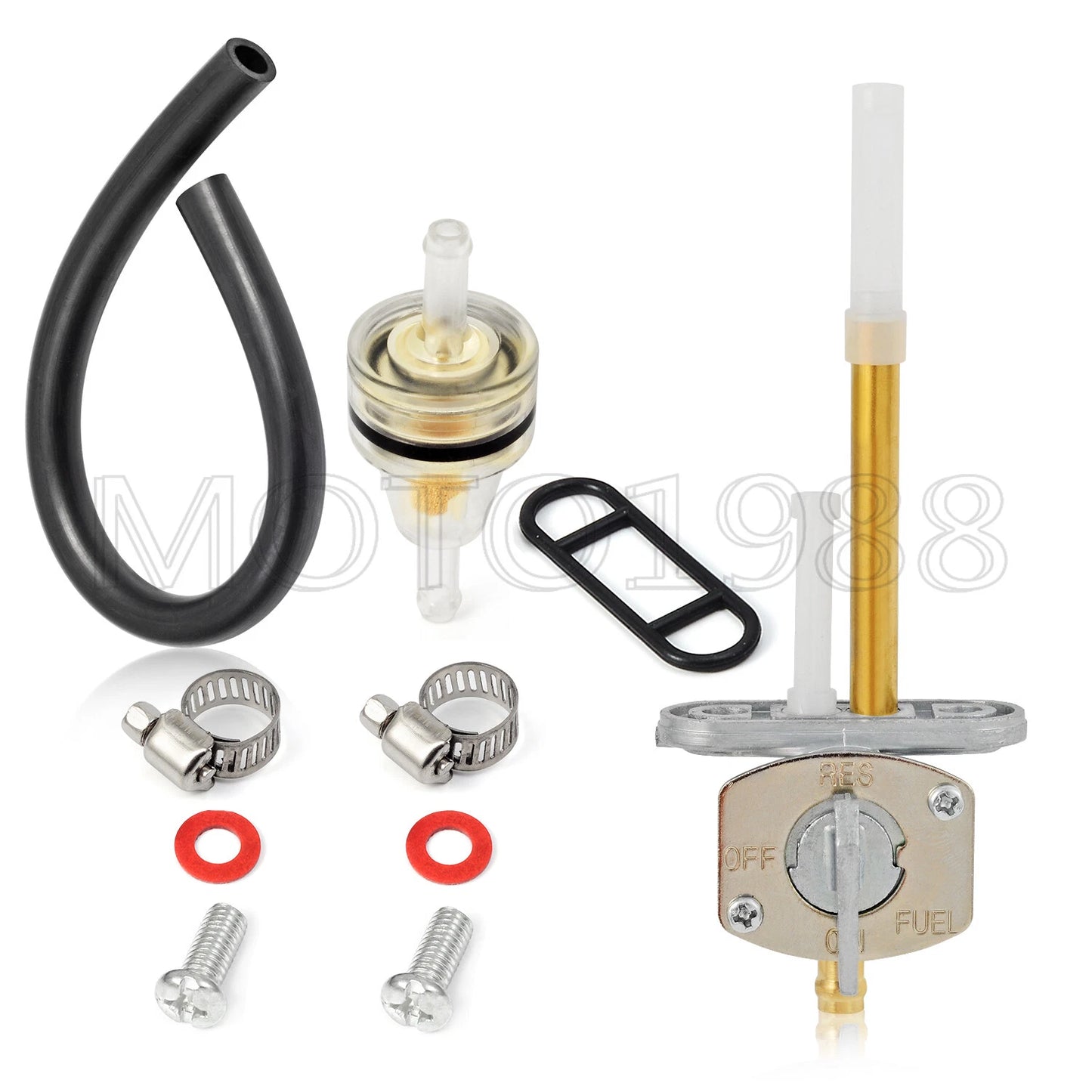 Fuel Valve Petcock Kit for Yamaha Big Bear 350 / Kodiak 400 4WD (1987–1999)