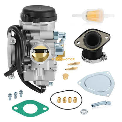 Carburetor & Intake Boot for Suzuki LT-F250F LTF250 LTF300F (1999–2002)