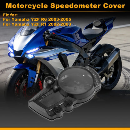 1pc Speedometer Gauge Cover Black Plastic for Yamaha YZF R6 (2003–2005)