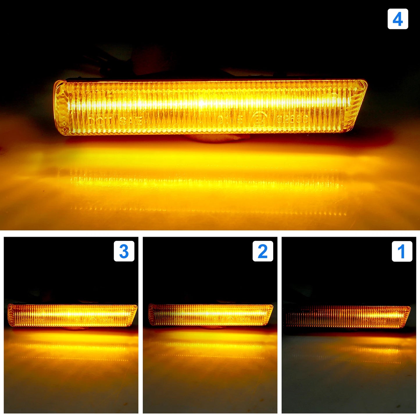 Clear LED Side Marker Lights for BMW E36 (1992-1999)