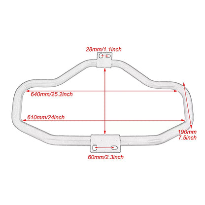 Black Engine Guard Highway Crash Bar for Harley Sportster XL 883 1200 (04-22)