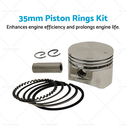 35mm Piston Rings for Honda GX25 GX25N Engine Brush Cutter