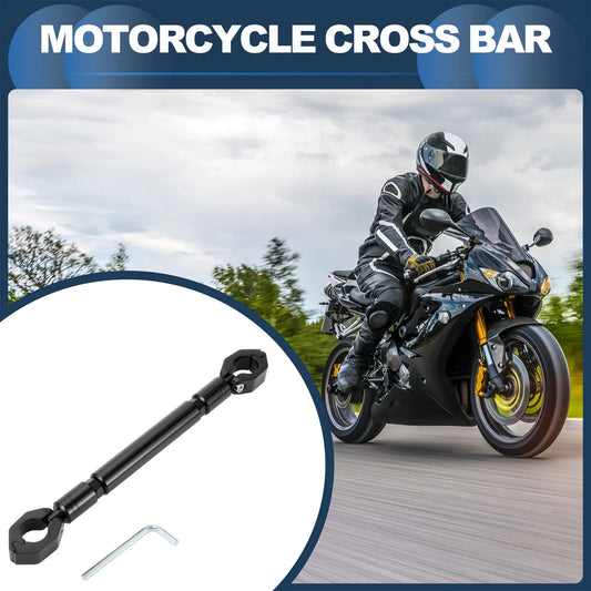 Cross Bar Handlebars 31cm/12.20in for Motorcycle Handlebar Black