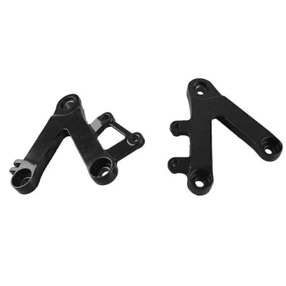 Black Front Rider Footrest Peg Bracket for Honda CBR 250RR (1990-1997)