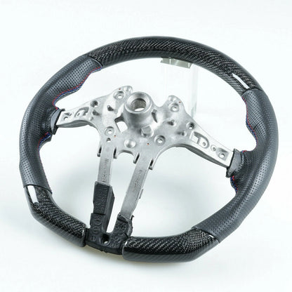 Steering Wheel Carbon Fiber Leather for BMW F80 M3 F82 M4 (2014 - )
