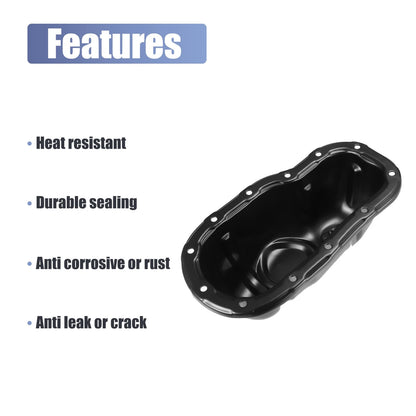 Engine Oil Pan for Toyota 4Runner 2003-2023 - Replacement Black