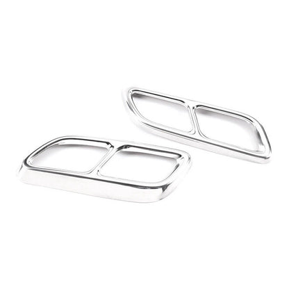 Stainless Steel Rear Exhaust Muffler Pipe Cover Trim for Cadillac CT5 (2020-2023)