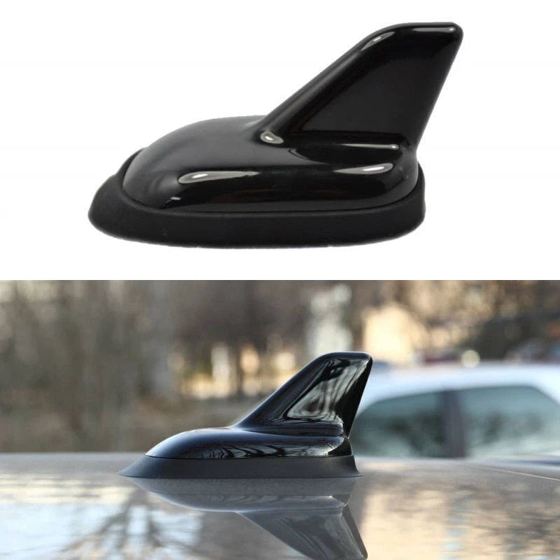 Shark Fin Style Car Roof Antenna Cover for Universal Models - Black