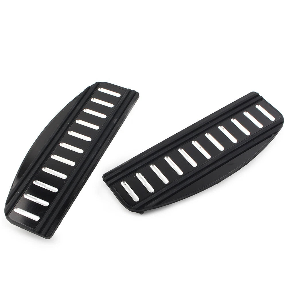 Rubber Floorboard Footboard Kit for Harley Touring FLHR 1986-2019 Black