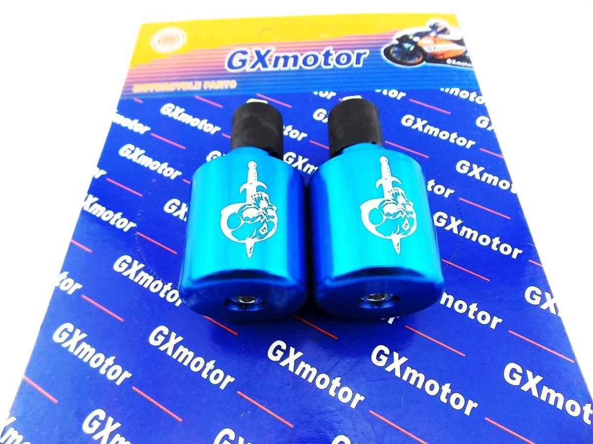 CNC Billet Alloy Bar End Handlebar Ends Weight Slider Set for GXMOTOR 22mm 7/8"