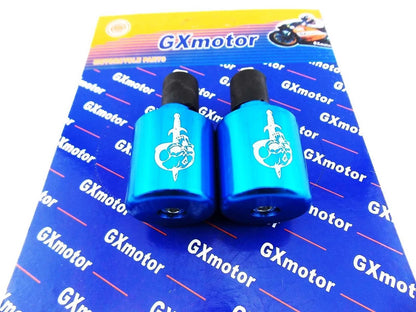CNC Billet Alloy Bar End Handlebar Ends Weight Slider Set for GXMOTOR 22mm 7/8"