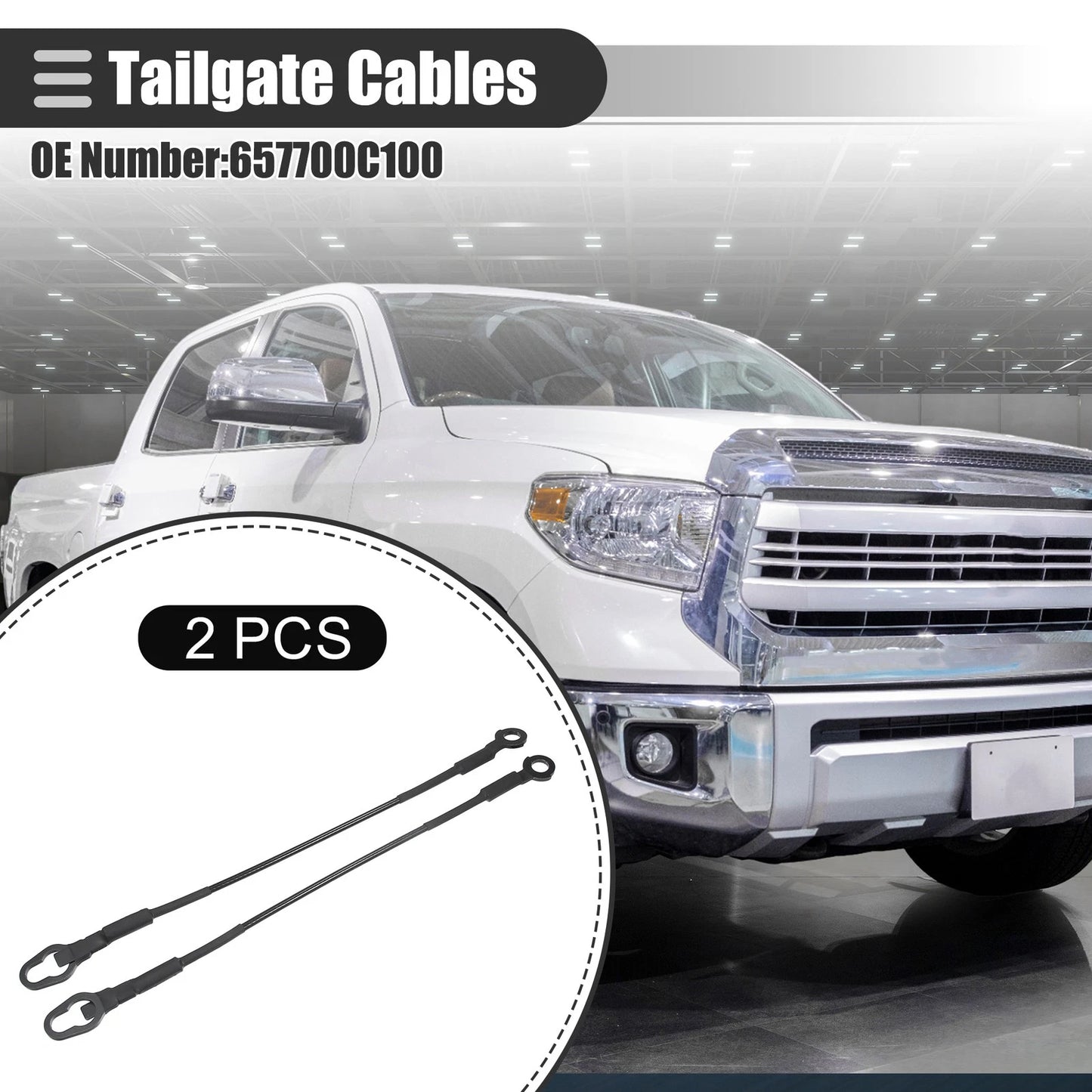 Tailgate Support Cables for Toyota Tundra (2004-2023)