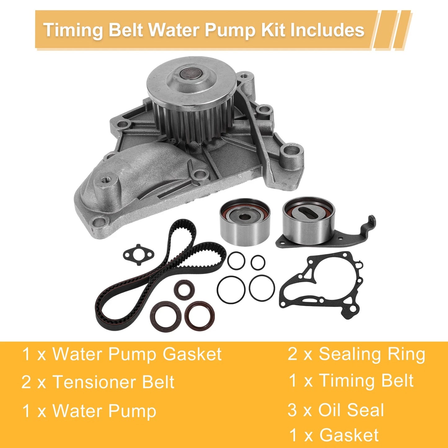 Timing Belt Water Pump Kit for Toyota Camry (1987-1991)