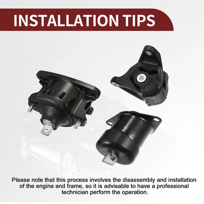 Engine Motor Trans Mount Set for Acura TSX (2009-2014)