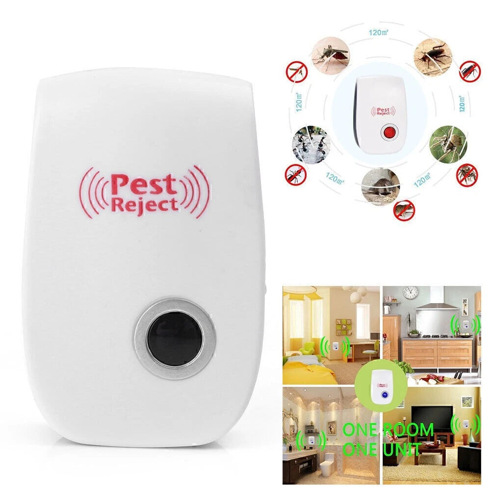 Ultrasonic Pest Repeller for Mosquitoes & Insects - Electronic Plug