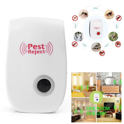 Ultrasonic Pest Repeller for Mosquitoes & Insects - Electronic Plug
