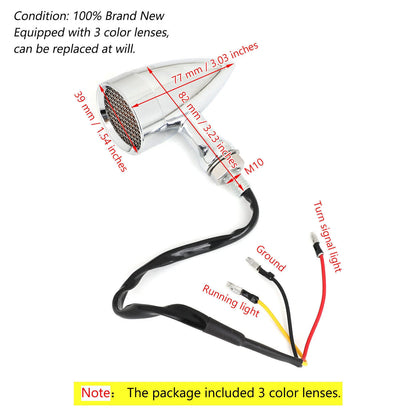 Turn Signal Light for Universal Motorcycle (CHR AH)