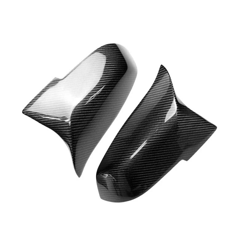 Pair Real Carbon Fiber Replace Side Mirror Cover Cap for BMW F30 F31 3 Series