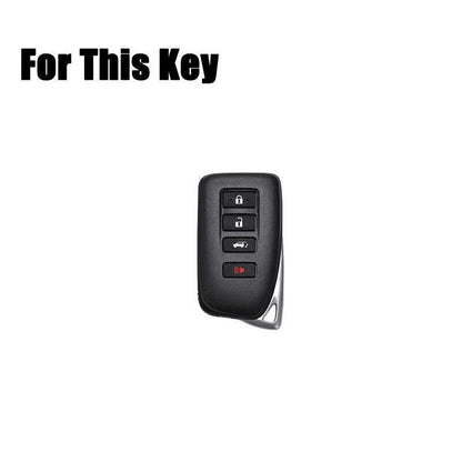 Zinc Alloy Leather Car Key Case Cover for Lexus RC RX ES NX LS LX IS GS RC300