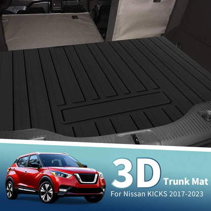 Flat Face Cargo Liner Trunk Mat for Nissan Kicks (2018-2023) 1 Pc