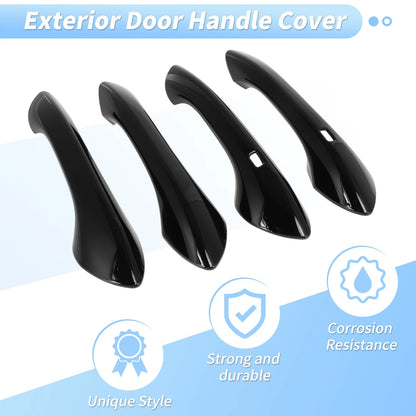 Door Handle Cover Protector for Chevrolet Trax (2024-2025) Glossy Black